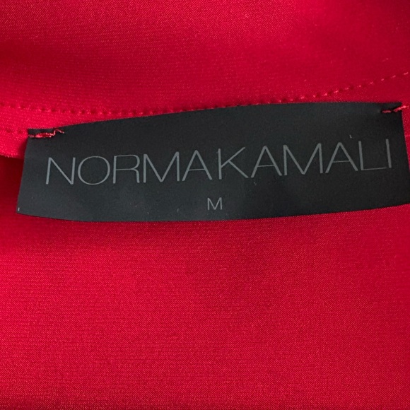 Norma Kamala - Women’s high Collar 2 Pocket Full Zip Fitted Vest - Medium - Red - Picture 4 of 6